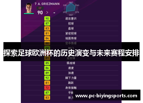 探索足球欧洲杯的历史演变与未来赛程安排